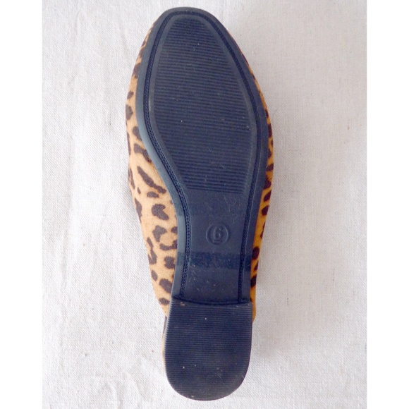 A New Day Women 6 Mabel Microsuede Square Toe Leopard Print Mules - Picture 10 of 13